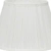 Linero Plisserad Lampskärm Ø24cm Offwhite