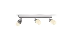 Linn III Takspotlight 40cm Krom/Opal IP44