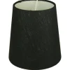 Linne Lampskärm Ø17cm Svart