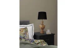 Linne Lampskärm Ø30cm Svart