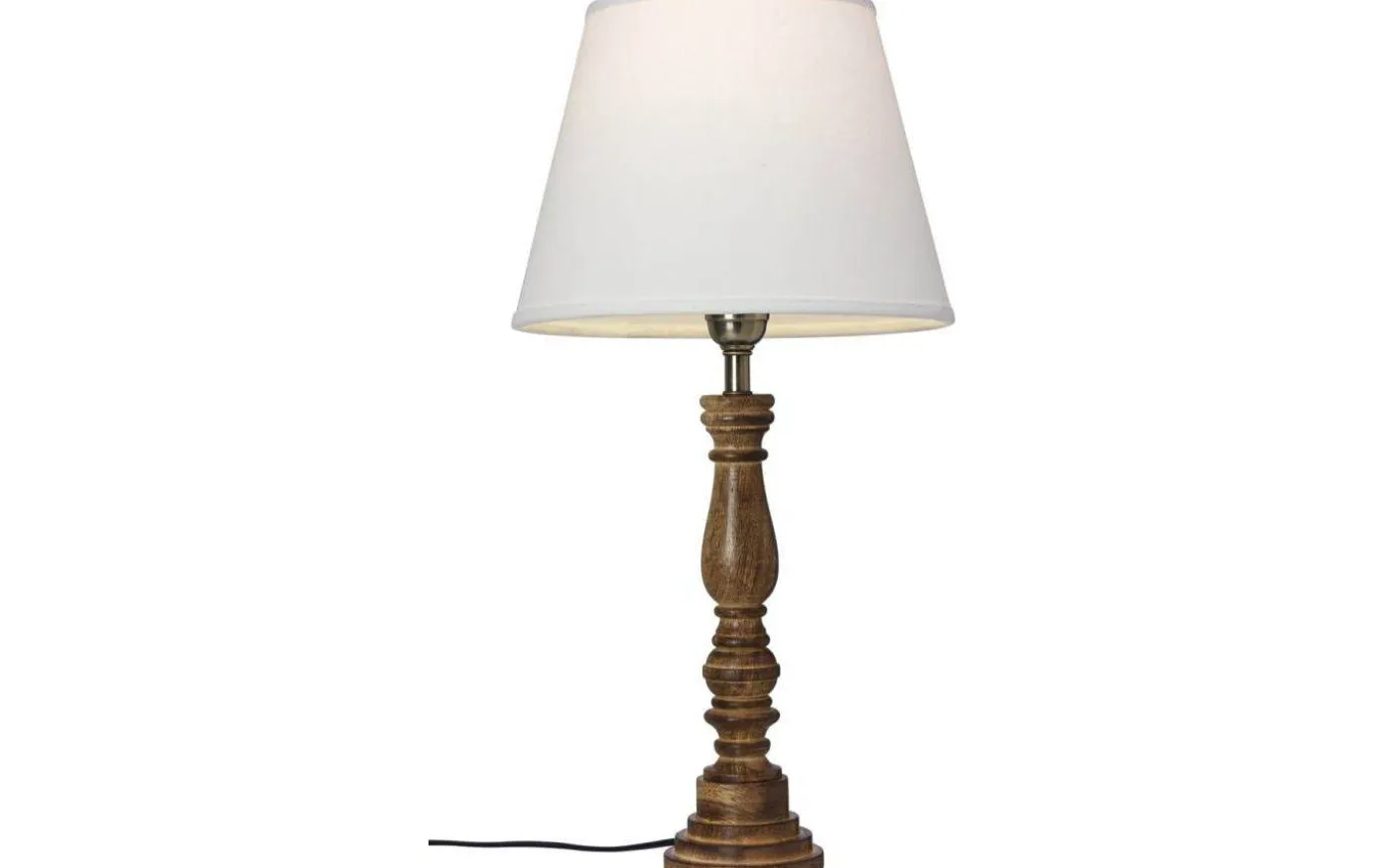 Linne Lampskärm Ø20cm Vit