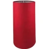Linne Lampskärm Cylinder Ø16cm Vinröd
