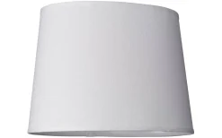 Linne Lampskärm Oval 32cm Vit