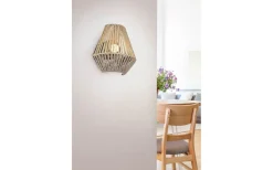 Lira Vägglampa LED ljusbrun uppladdningsbar