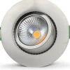 Lisa 230V Spotlight 3000K 5,5W Borstad Stål IP65