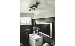 Livorno Takspotlight 65cm Krom IP44