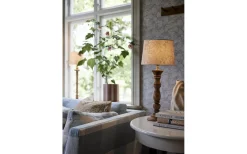 Lodge Bordslampa 59cm Acanthus Brun/Beige