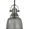 Loke Fönsterlampa 12cm Svart Nickel/Rök