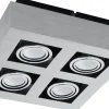 Loke Plafond 25cm LED Borstad Aluminium