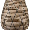 Lollo Lampskärm Ø38cm Special Agnar-fäste Natur/Svart