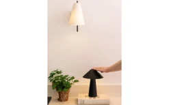 Lou Vägglampa Vit Bouclé/Svart