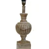 Louis Lampfot 52cm White Wash