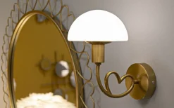 Lovy Vägglampa 22cm Guld