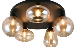 Lumina Plafond 5xE14 bärnsten