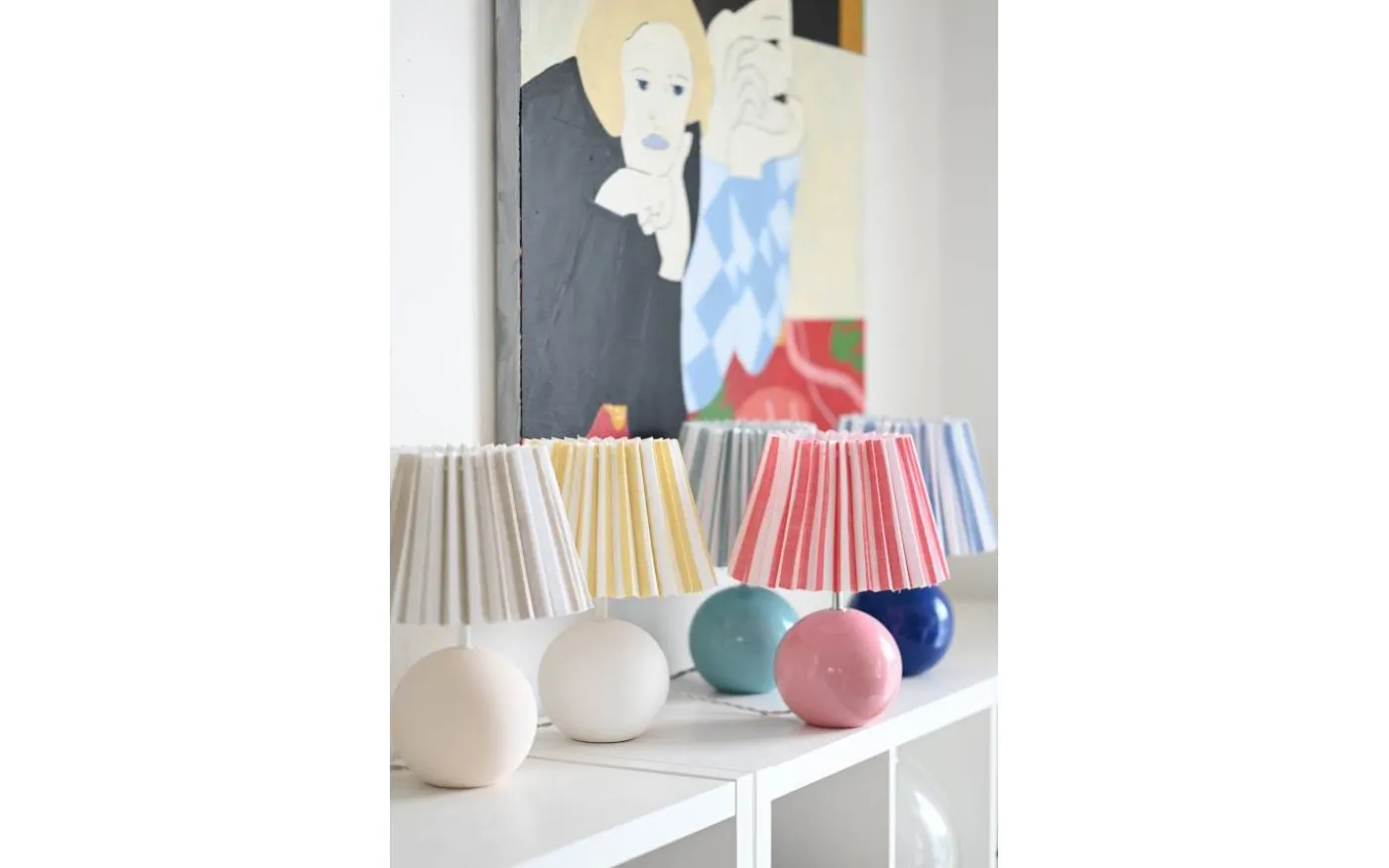 Luminery Lampfot 23cm Rosa