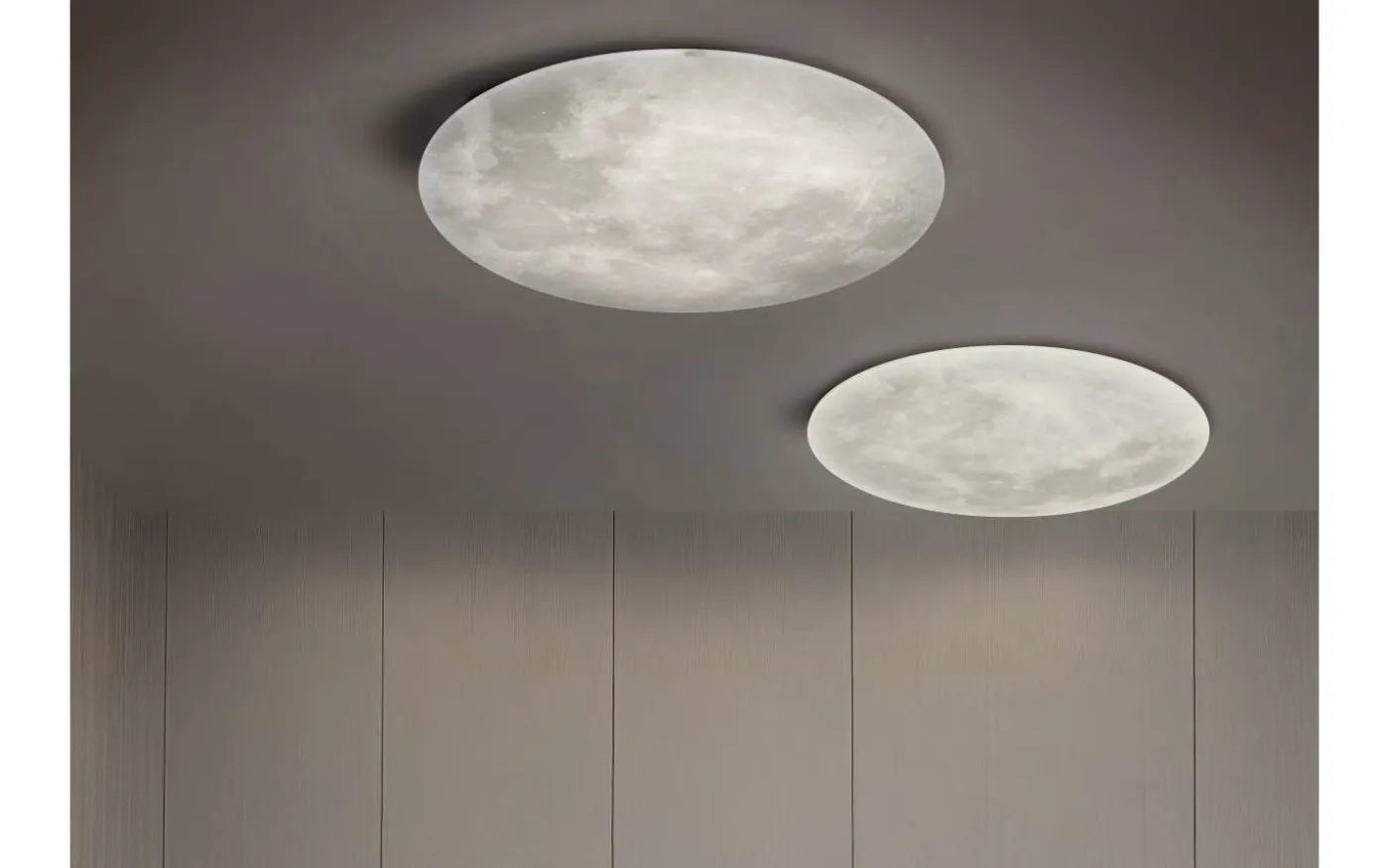 Lunar Plafond LED 60cm vit