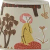 Lustgården Lampskärm Oval 25cm Natur Stig Lindberg