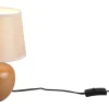 Luxor Bordslampa 26cm E14 träimitation