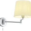 Lyon Vägglampa E27 borstat stål
