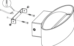 Maccacari Vägglampa LED 3000K 10W Svart