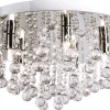 Madelene Kristallplafond 50cm Krom