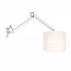 Madison W Vägglampa Vit/Krom E27