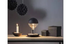 Magic Bordslampa E27 9cm Krom/Svart
