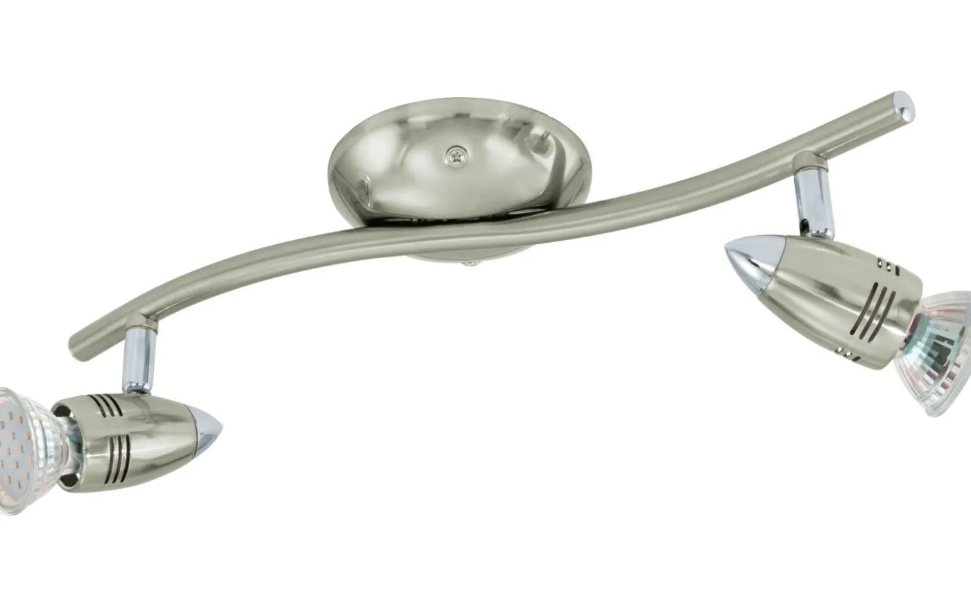 Magnum Takspotlight 33cm GU10 LED 3000K 2x2,8W Nickel
