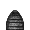 Maja Taklampa Rotting Svart 53cm