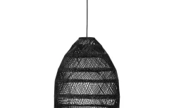 Maja Taklampa Rotting Svart 53cm