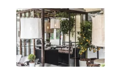 Malibu Taklampa 50cm Vit
