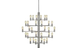 Manola Takkrona 75cm LED 30x2,5W Krom