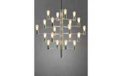 Manola Takkrona 70cm LED 20x2,5W Krom