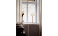 Marcel Bordslampa 55cm Mässing/Vit
