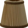 Margareta Plisserad Lampskärm Ø12cm Guld