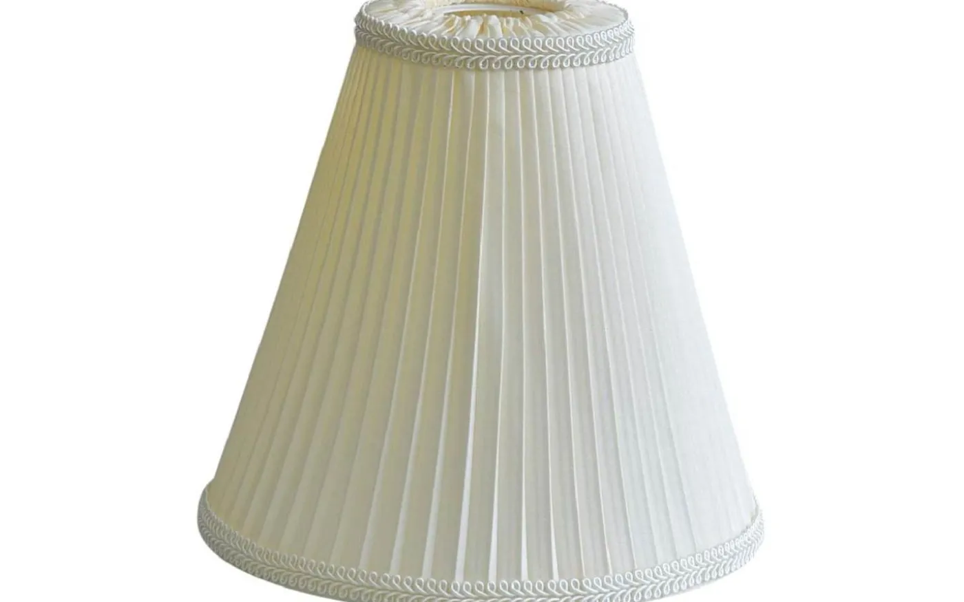Margareta Plisserad Toppringskärm Ø22cm Beige