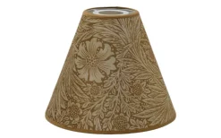 Marigold Velvet Toppringskärm Ø22cm Ochre William Morris