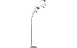 Marley Golvlampa 5-delad GU10 borstad stål