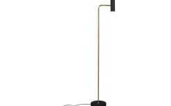 Marley Golvlampa GU10 matt mässing/matt svart