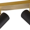 Marley Spotlight 2-delat GU10 svart/guld