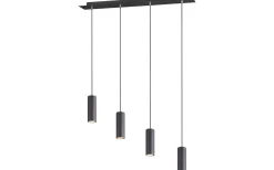 Marley Takpendel 4-delat 75cm GU10 mattsvart