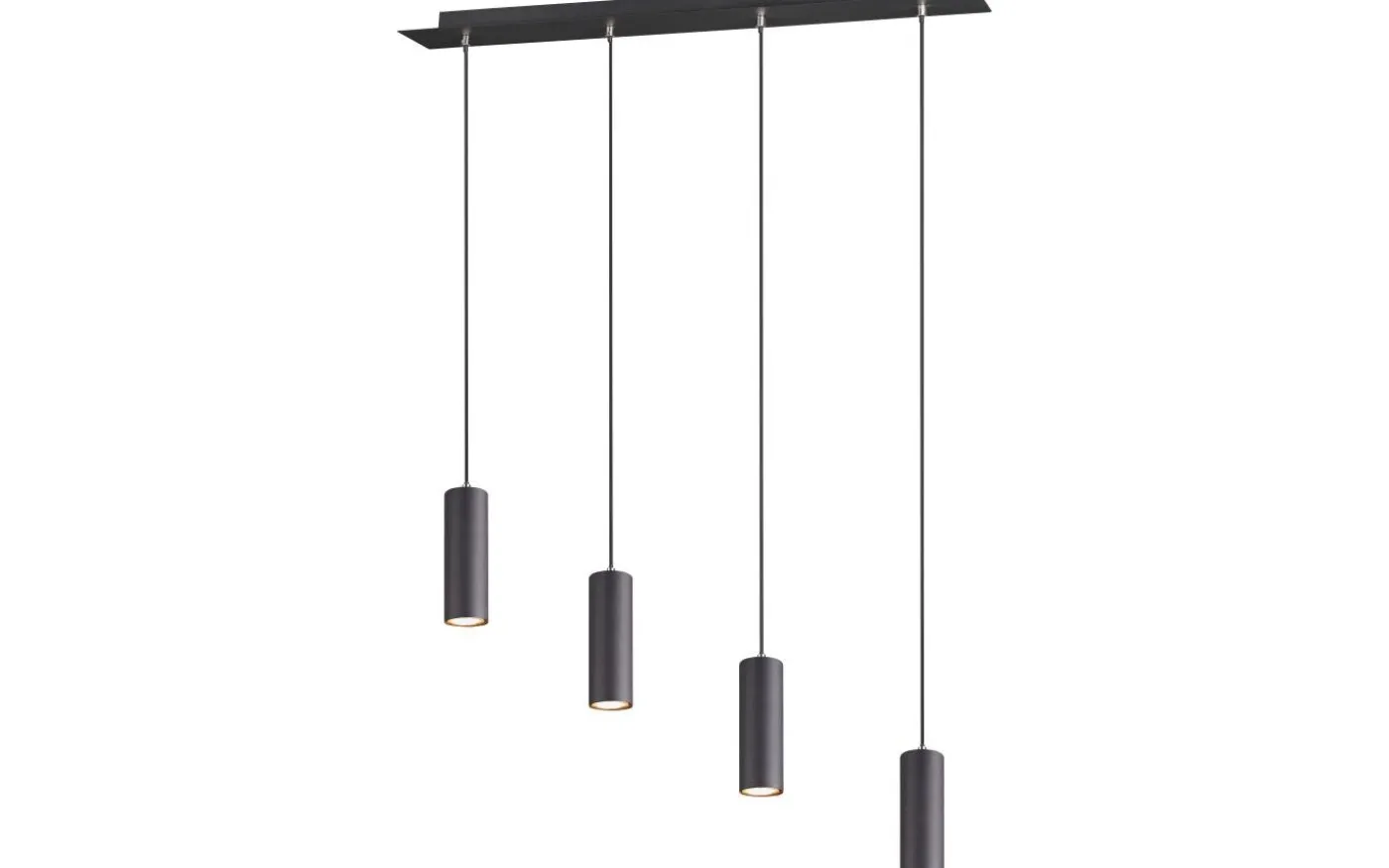 Marley Takpendel 4-delat 75cm GU10 mattsvart