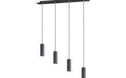 Marley Takpendel 4-delat 75cm GU10 mattsvart