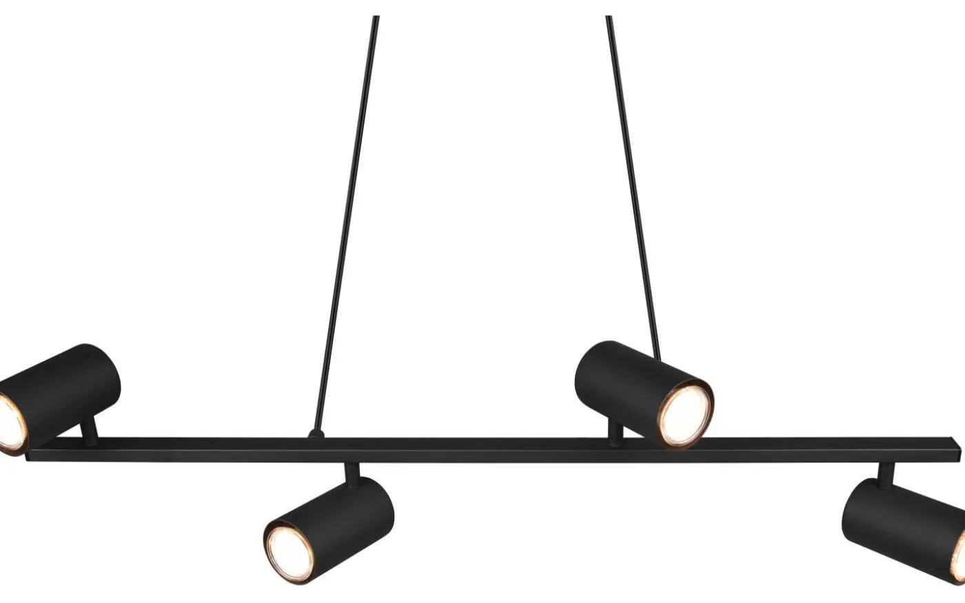 Marley Takpendel 4-delat 80cm GU10 mattsvart