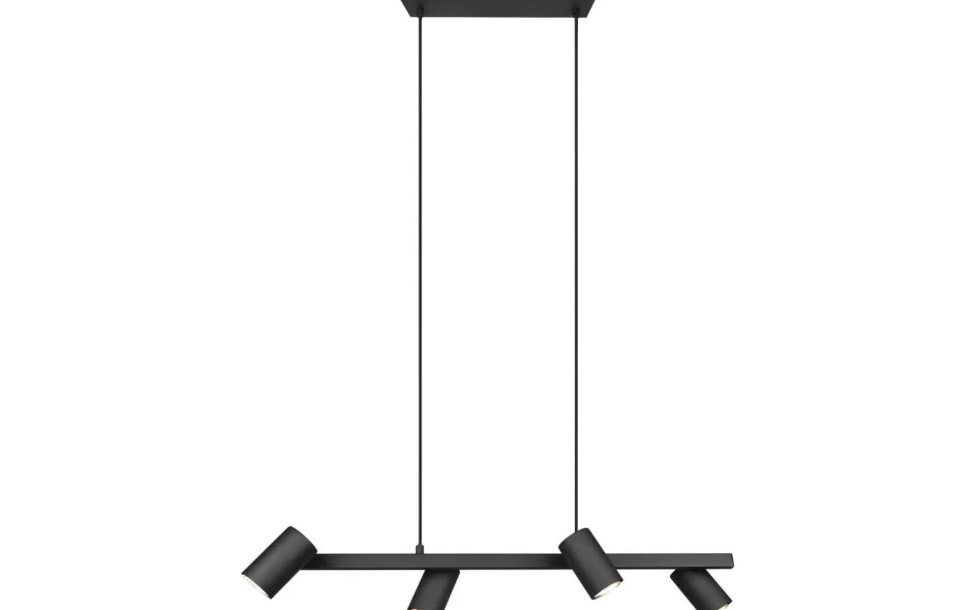 Marley Takpendel 4-delat 80cm GU10 mattsvart