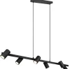 Marley Takpendel 6-delat 115cm GU10 mattsvart