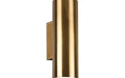 Marley Vägglampa 2xGU10 antikmässing