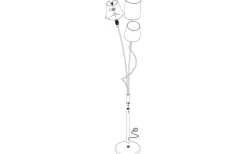 Maronda Golvlampa 152cm Svart/Vit/Brun