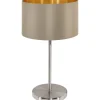 Maserlo Bordslampa 42cm Taupe/Guld