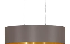 Maserlo Taklampa 78cm Cappuccino/Guld